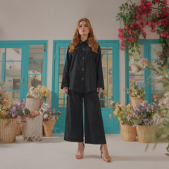 Dusty Peach - Black