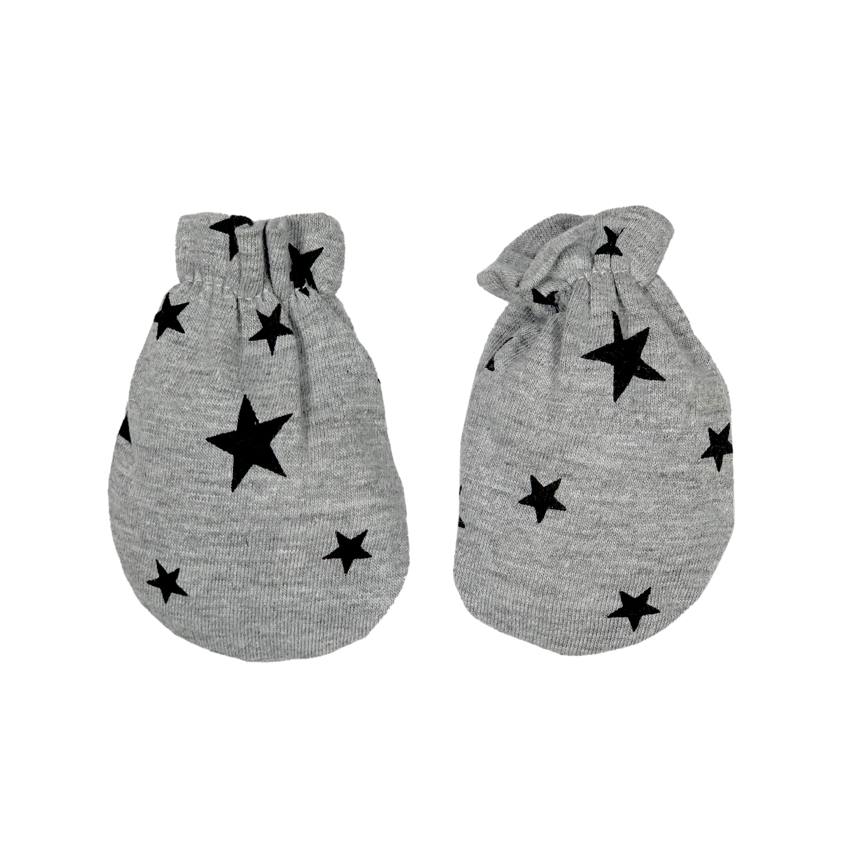 Grey Stars Mittens | Socks & Caps | The nest clothing