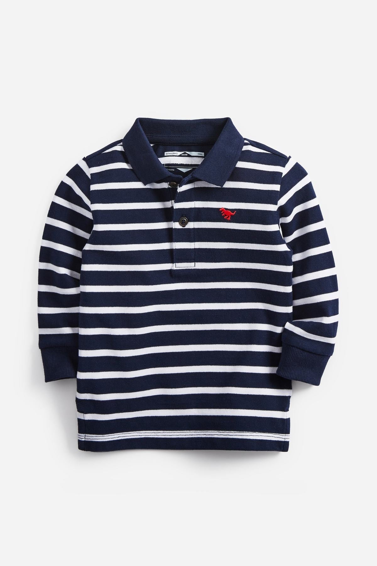 Long Sleeve Plain Polo Shirt
