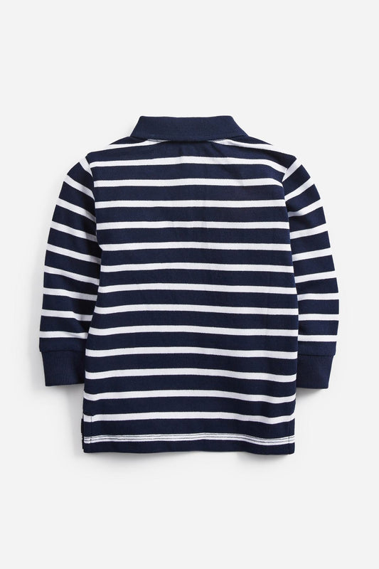 Long Sleeve Plain Polo Shirt