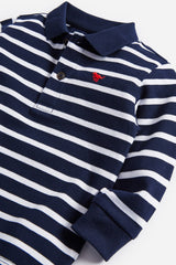 Long Sleeve Plain Polo Shirt