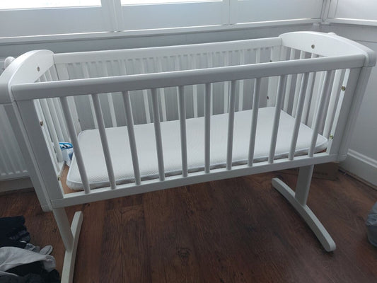 swinging crib white Mothercare UK