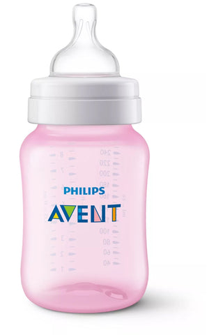 Philips Avent - Classic Plus Pp Bottle 260Ml Pk2(Pink)