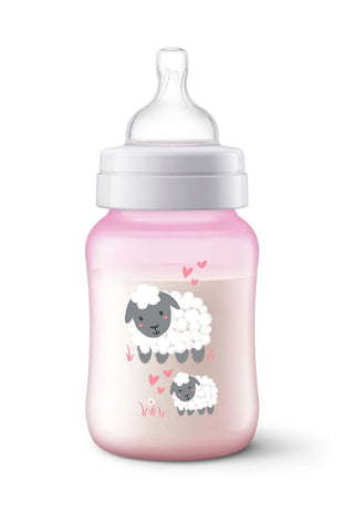 philips avent - anti-colic bottle pp 260ml pk1 sheep - philips avent - anti-colic bottle pp 260ml pk1 sheep - Cotton Candy™ Pakistan