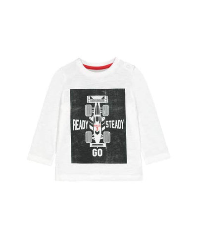 Tops-Mini Boys-White