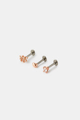 Crystal Flat-Back Stud Set