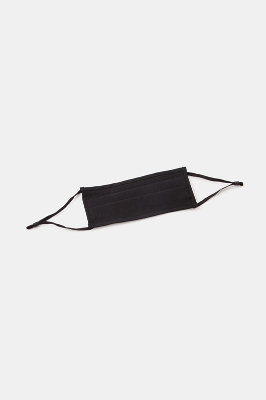 Pleated Face Covering In Pure Cotton
