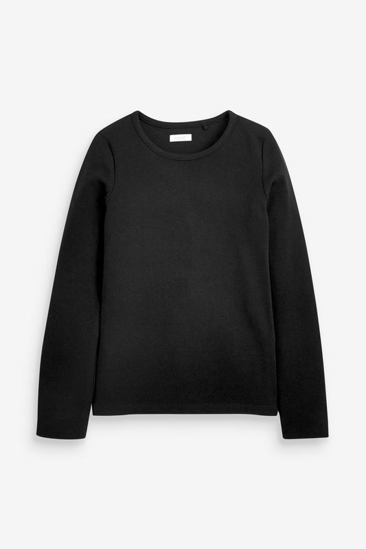 Long Sleeve Ribbed Top