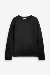 Long Sleeve Ribbed Top