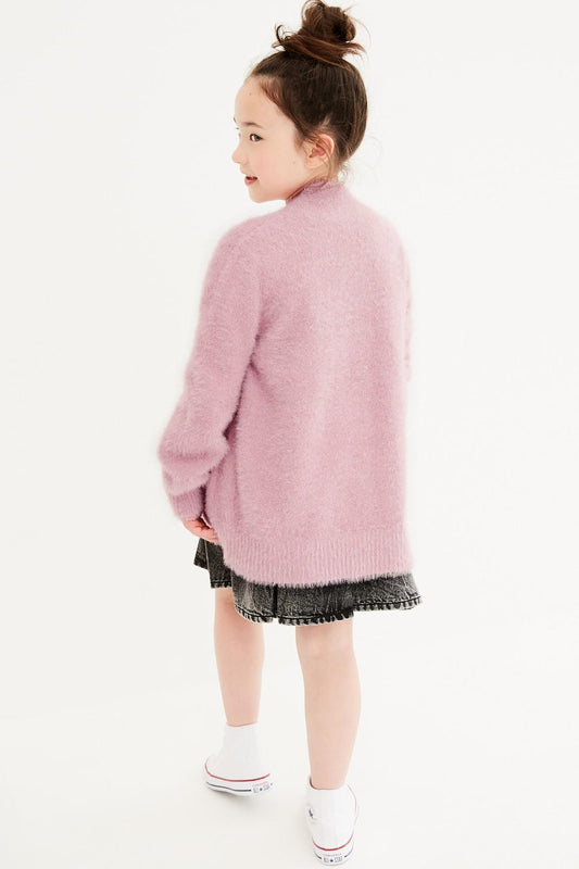 Fluffy Long Cardigan
