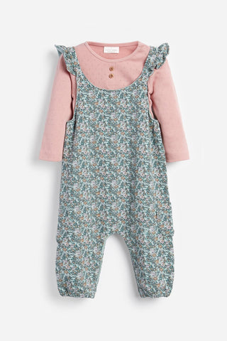 Ditsy Baby Dungarees