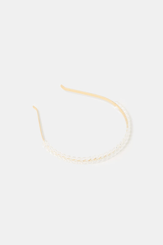 Clear Resin Chain Headband