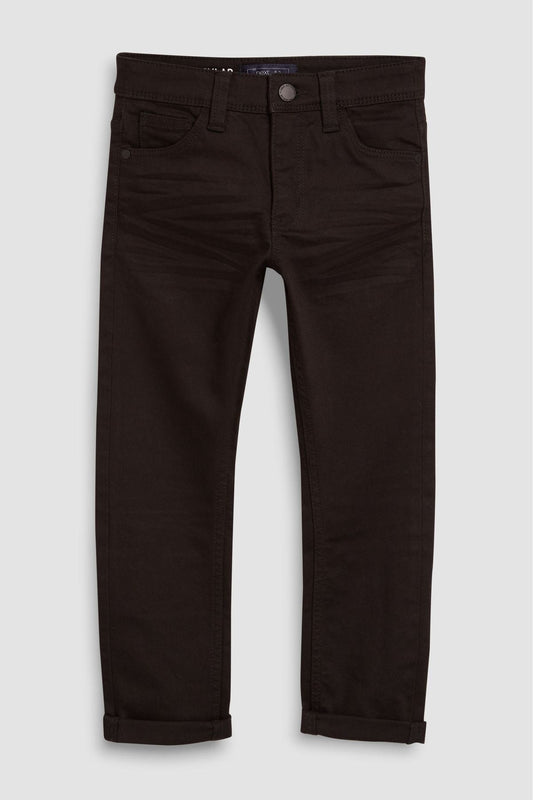 Black Regular Fit Stretch Jeans