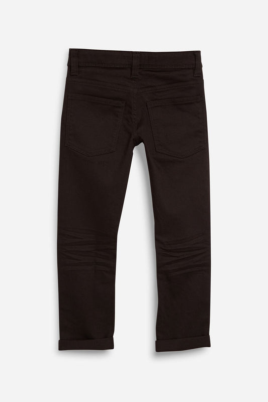 Black Regular Fit Stretch Jeans
