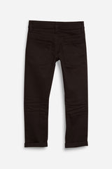 Black Regular Fit Stretch Jeans