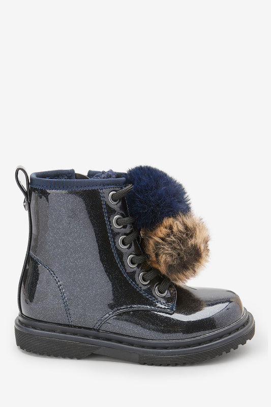 Lace-Up Boots High Ankle Shoes