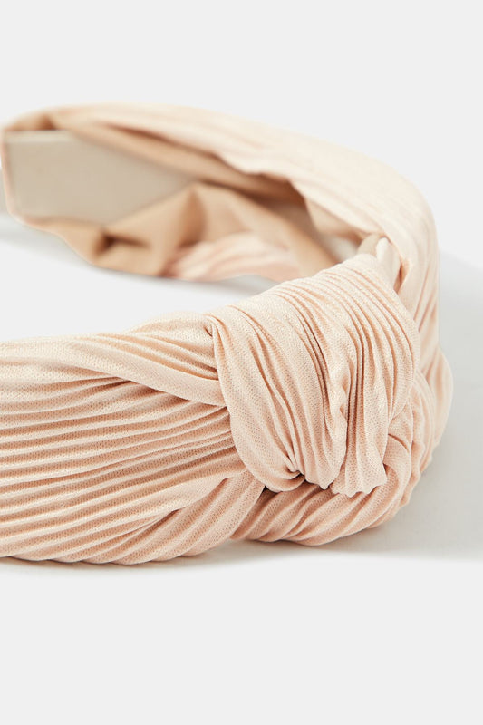 Wide Pleated Knot Alice Hair Band