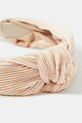 Wide Pleated Knot Alice Hair Band