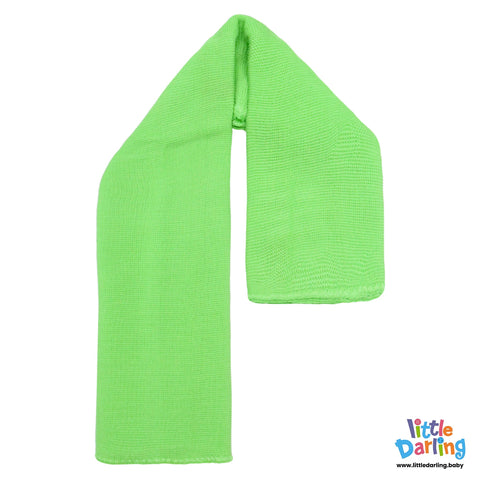 Baby Woolen Wrapper Green Color By Little Darling