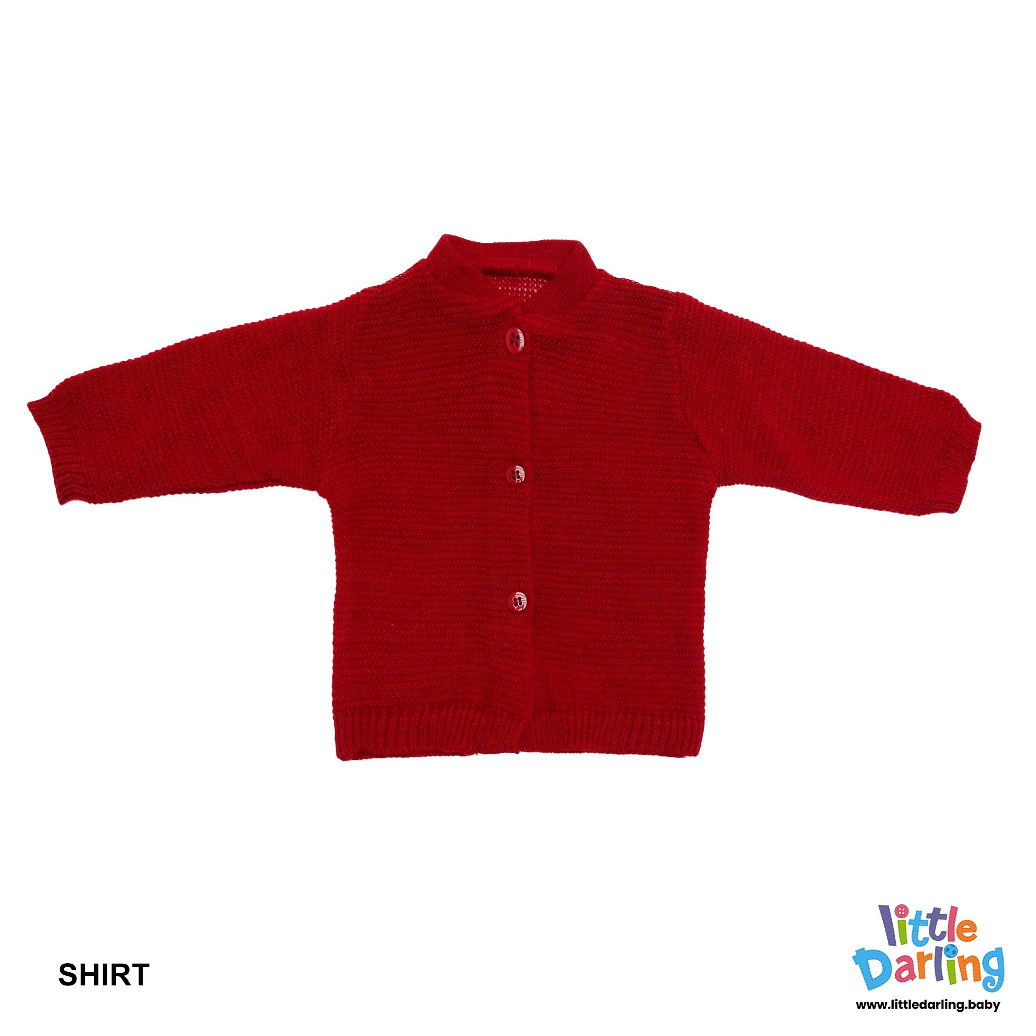 4 Pcs Woolen Gift Set Red Color | Little Darling