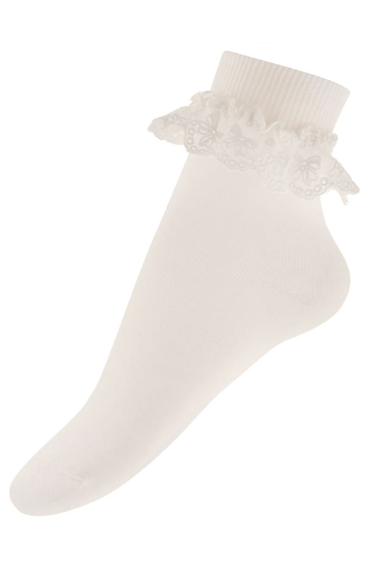 Olivia Bow Lace Sock