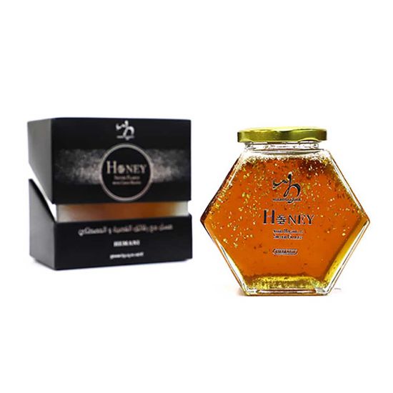 WB - HONEY SILVER FLAKES WITH CHIOS MASTIC 370GM