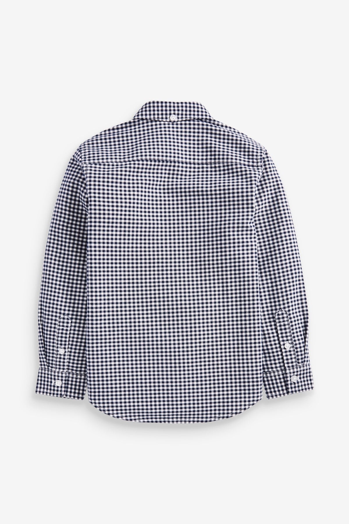 Long Sleeve Gingham Check Oxford Shirt