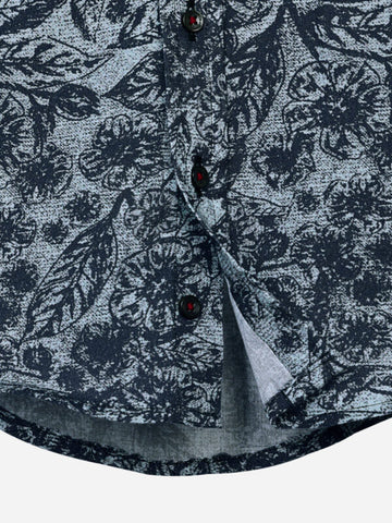 Anchor Grey Floral Printed Casual Shirt Brumano Pakistan