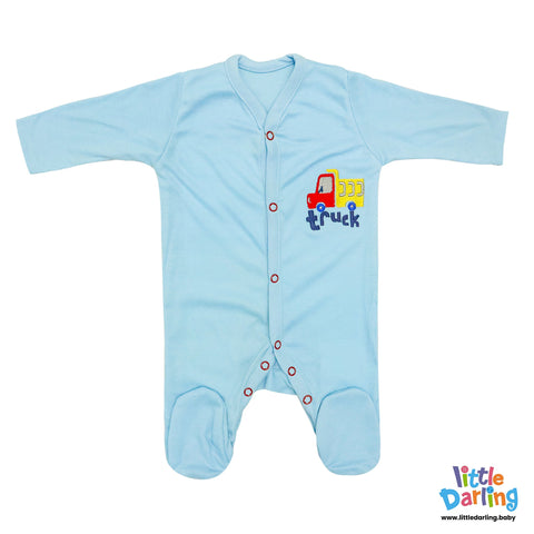 Baby Sleepsuits PK Of 3 Truck  & Car | Little Darling