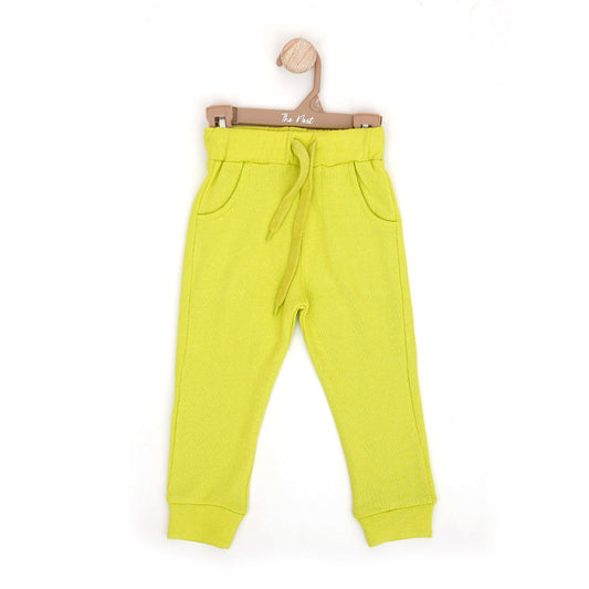 Lime Terry Trousers