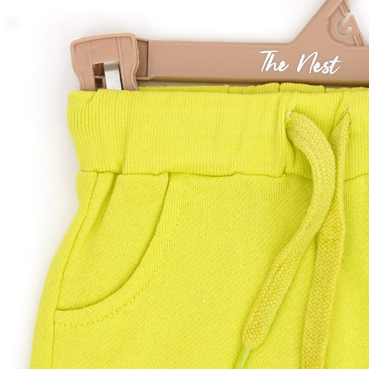 Lime Terry Trousers