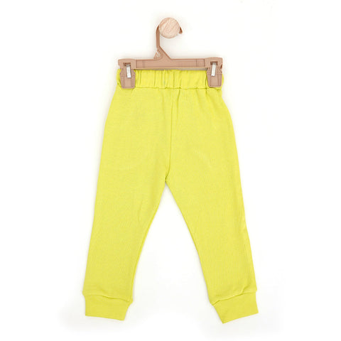 Lime Terry Trousers