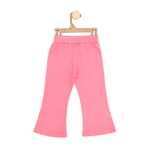 Pink bell bottom trousers