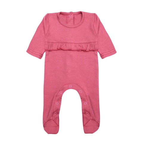 Pink Frilled Sleep Suit
