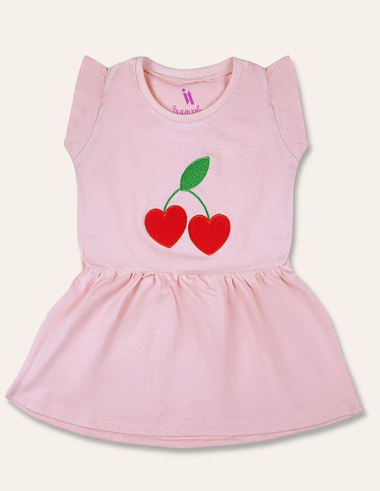 Cherry Embroidered Dress