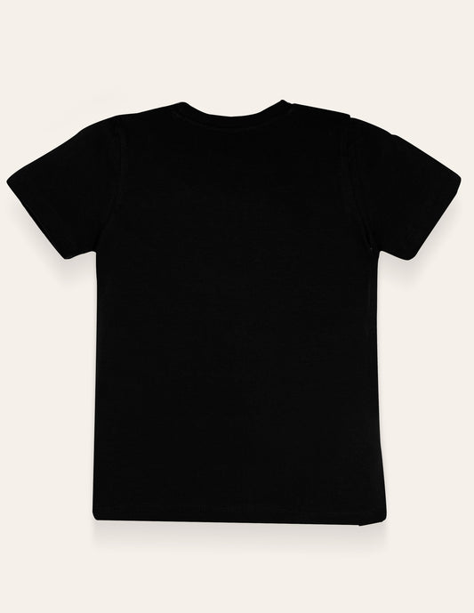 Boys Black Surf T-Shirt