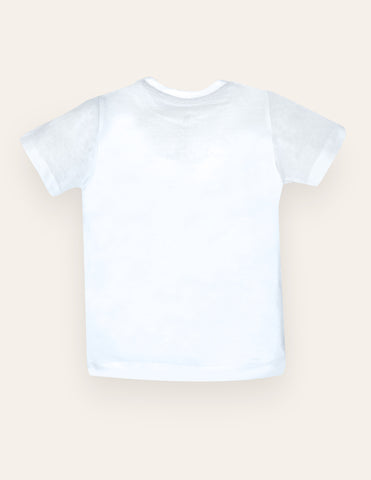 Boys White Surf T-Shirt
