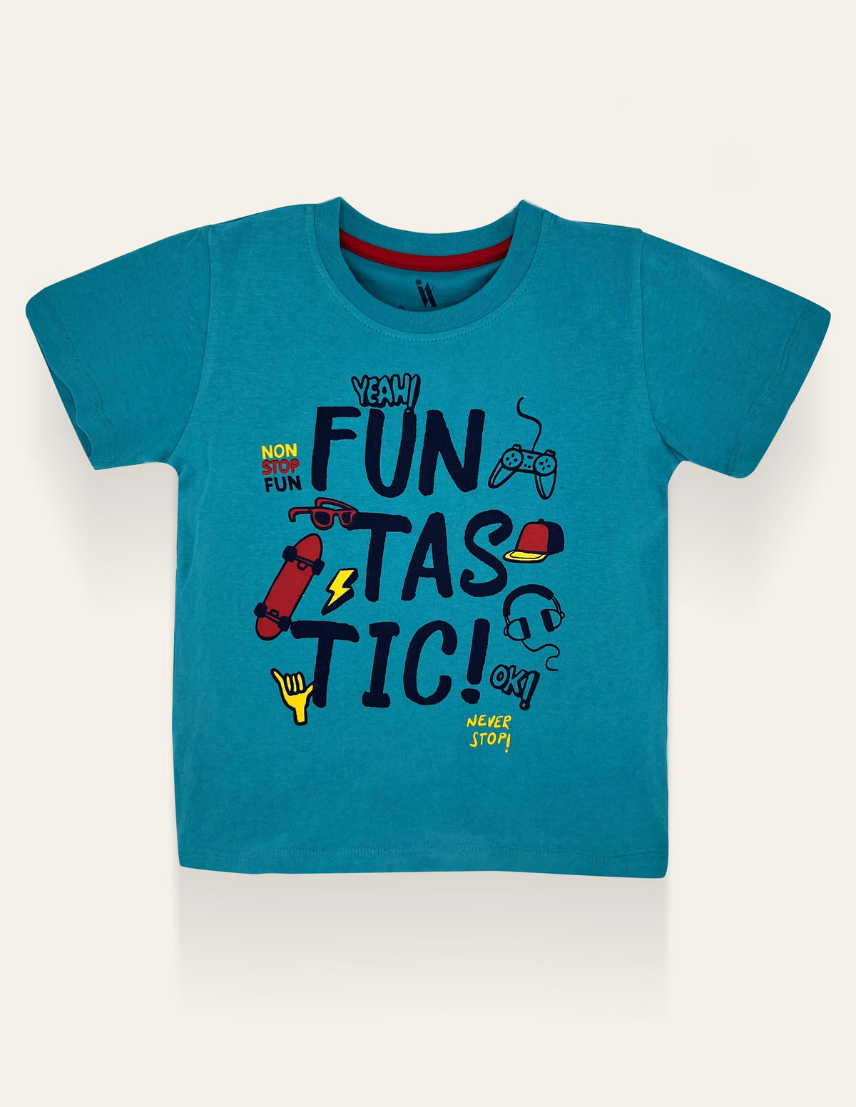 Boys Turquoise Funtastic T-Shirt