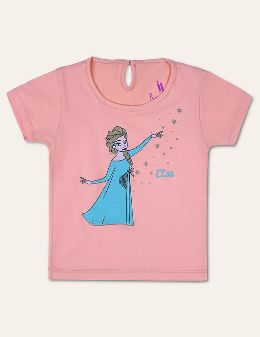 Girls Elsa Character T-Shirt