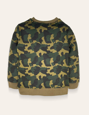 Camouflage Pattern Sweatshirt