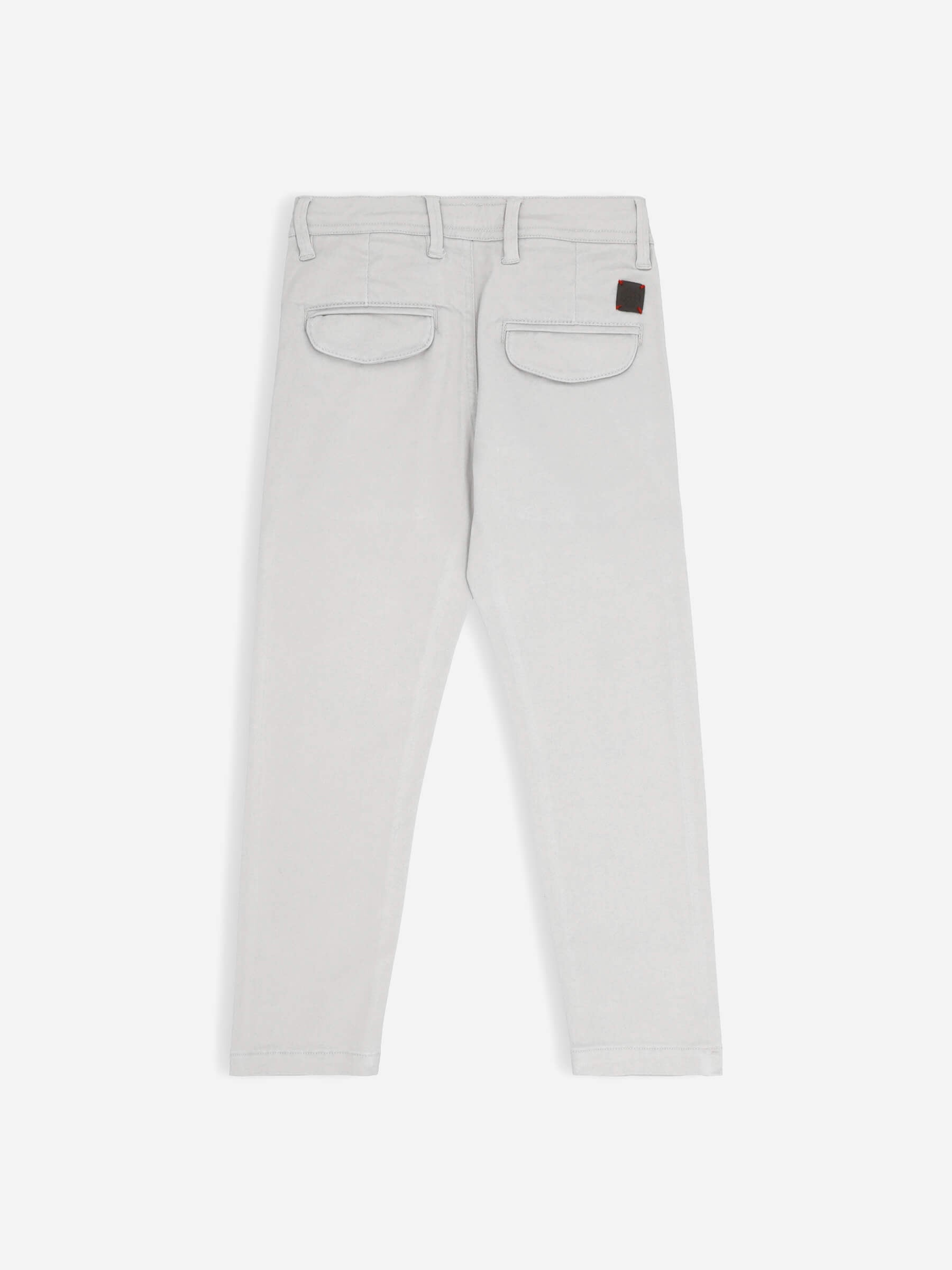 Light Grey Casual Chino With Flap Pockets Brumano Pakistan