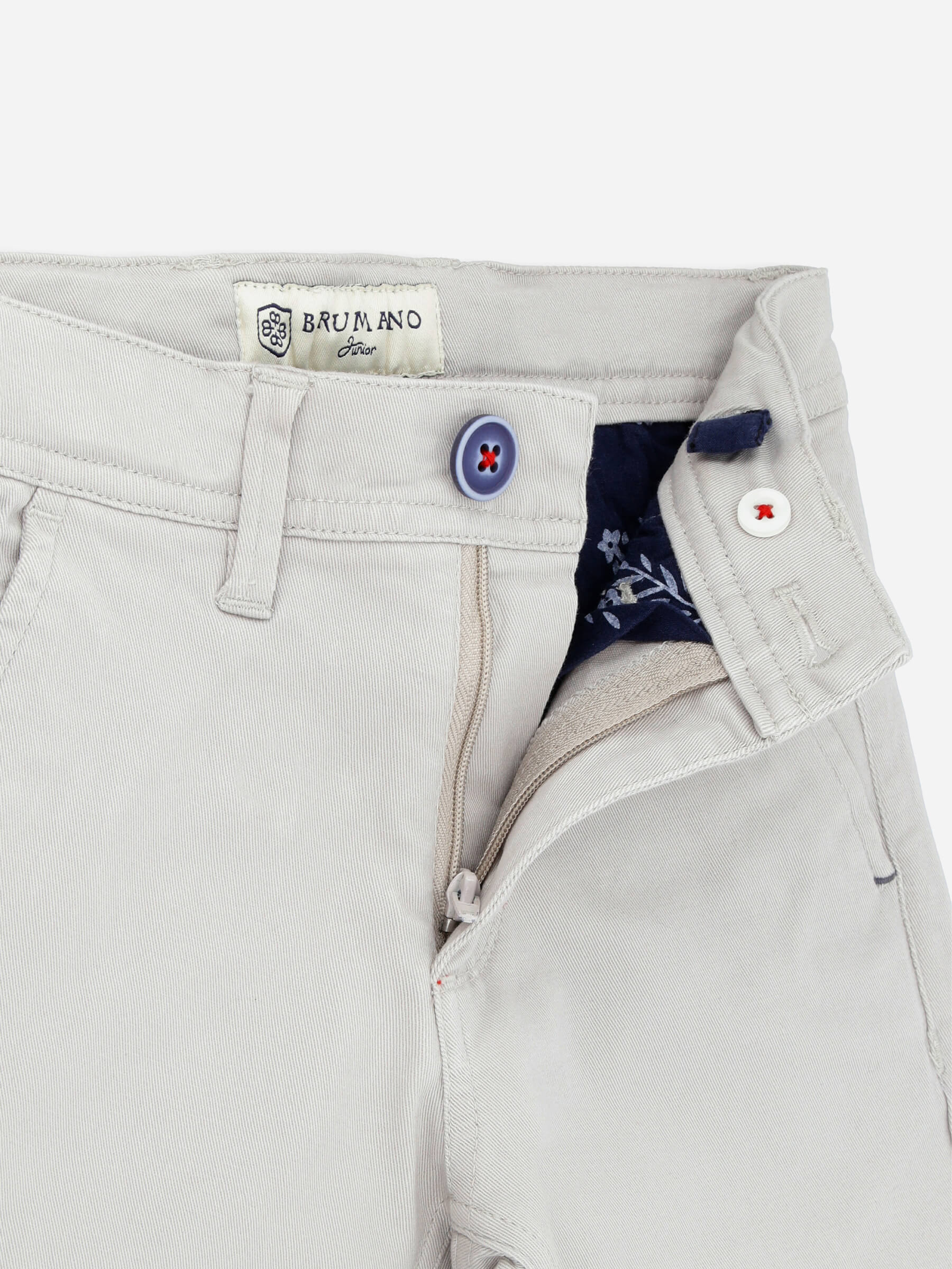 Light Grey Casual Chino With Flap Pockets Brumano Pakistan
