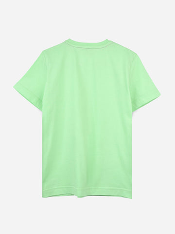 Mint Green Graphic Printed Casual T-shirt Brumano Pakistan
