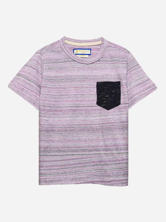 Purple Striped T-Shirt Brumano Pakistan