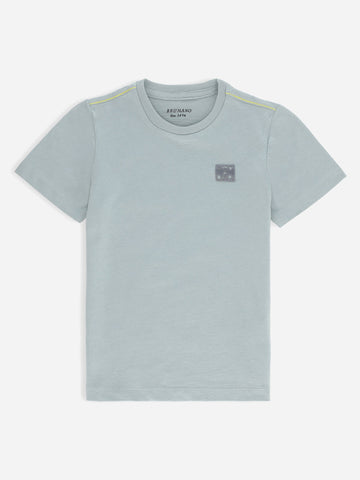 Sage Green Basic Crew Neck Casual T-Shirt Brumano Pakistan