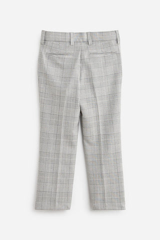 Grey Check Suit: Trousers