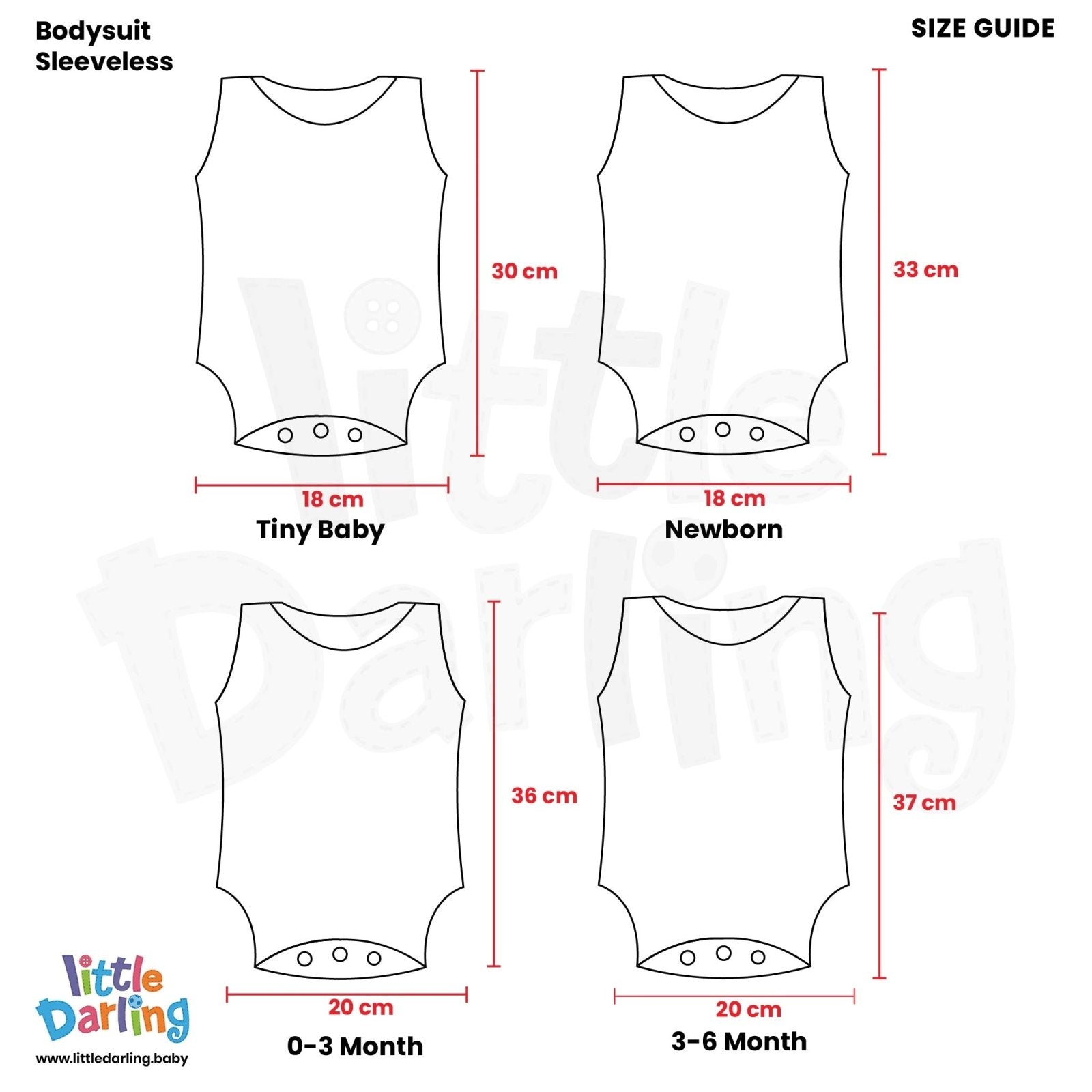 Baby Bodysuits Pk Of 3 Sleeveless Animal Print | Little Darling - Zubaidas Mothershop