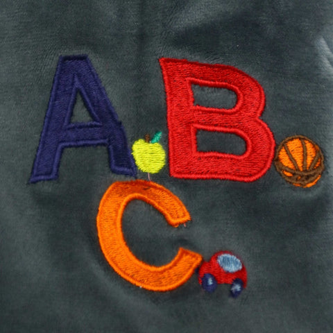 Hooded Jacket ABC Embroidery | Little Darling - Zubaidas Mothershop