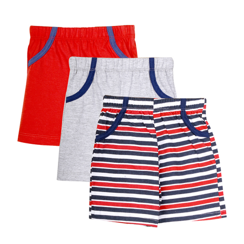 On-the-go shorts pack of 3