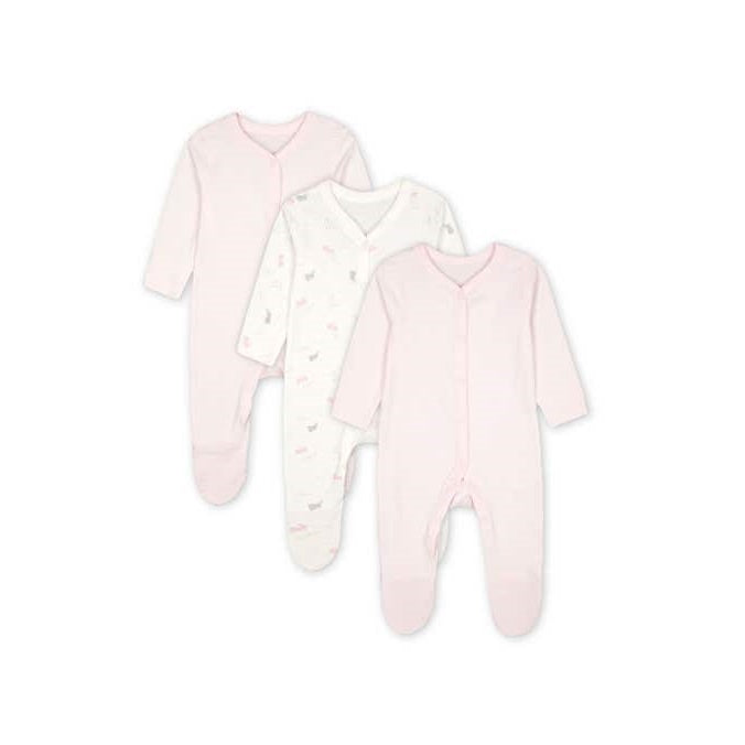 Packed Sleepwear & Bundlers-Baby Essentials-Pink